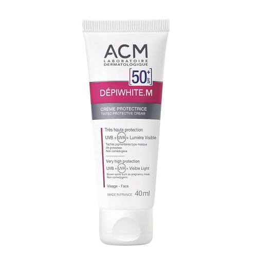ACM LABORATOIRE DERMATOLOGIQUE Крем защитный для лица Depiwhite M SPF 50+ 40.0, Крем защитный для лица Depiwhite M SPF 50+
ACM LABORATOIRE DERMATOLOGIQUE Крем защитный для лица Depiwhite M SPF 50+ 40.0, Крем защитный для лица Depiwhite M SPF 50+