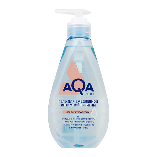 AQA PURE Гель для интимной гигиены с молочной кислотой 250.0, Гель для интимной гигиены с молочной кислотой
AQA PURE Гель для интимной гигиены с молочной кислотой 250.0, Гель для интимной гигиены с молочной кислотой