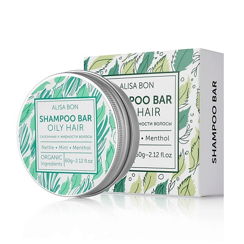 ALISA BON Твердый шампунь для волос SHAMPOO BAR «Крапива Мята Ментол» 60.0, Твердый шампунь для волос SHAMPOO BAR «Крапива Мята Ментол»
ALISA BON Твердый шампунь для волос SHAMPOO BAR «Крапива Мята Ментол» 60.0, Твердый шампунь для волос SHAMPOO BAR «Крапива Мята Ментол»