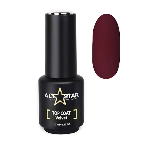 ALL STAR PROFESSIONAL Матовый топ с бархатным эффектом без липкого слоя Velvet 10, Матовый топ с бархатным эффектом без липкого слоя Velvet
ALL STAR PROFESSIONAL Матовый топ с бархатным эффектом без липкого слоя Velvet 10, Матовый топ с бархатным эффектом без липкого слоя Velvet