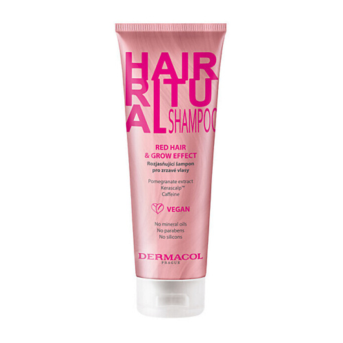 DERMACOL Осветляющий шампунь для рыжих волос Hair Ritual, Осветляющий шампунь для рыжих волос Hair Ritual
DERMACOL Осветляющий шампунь для рыжих волос Hair Ritual, Осветляющий шампунь для рыжих волос Hair Ritual
