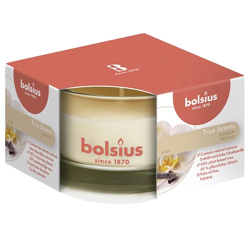 BOLSIUS Свеча в стекле арома True scents ваниль 302, Свеча в стекле арома True scents ваниль
BOLSIUS Свеча в стекле арома True scents ваниль 302, Свеча в стекле арома True scents ваниль