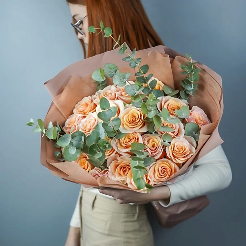AZALIANOW ЦВЕТЫ. ПОДАРКИ. ДЕКОР Букет из 21 коралловой розы и эвкалипта, Букет из 21 коралловой розы и эвкалипта
AZALIANOW ЦВЕТЫ. ПОДАРКИ. ДЕКОР Букет из 21 коралловой розы и эвкалипта, Букет из 21 коралловой розы и эвкалипта