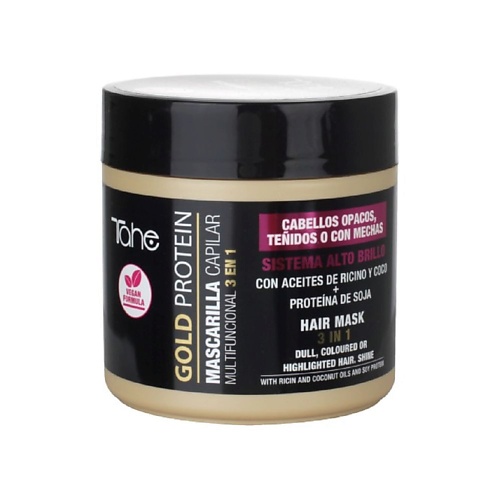 TAHE Маска для окрашенных волос Gold Protein 400.0, Маска для окрашенных волос Gold Protein
TAHE Маска для окрашенных волос Gold Protein 400.0, Маска для окрашенных волос Gold Protein