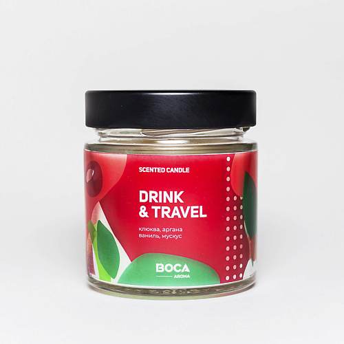 BOCA AROMA Свеча ароматическая в банке, аромат DRINK & TRAVEL: кислая клюква, аргана, ваниль 250, Свеча ароматическая в банке, аромат DRINK & TRAVEL: кислая клюква, аргана, ваниль
BOCA AROMA Свеча ароматическая в банке, аромат DRINK & TRAVEL: кислая клюква, аргана, ваниль 250, Свеча ароматическая в банке, аромат DRINK & TRAVEL: кислая клюква, аргана, ваниль