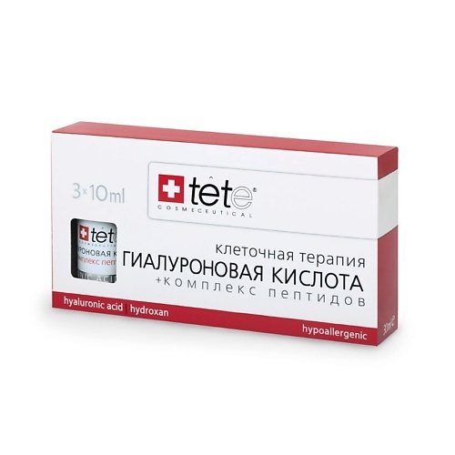 TETE COSMECEUTICAL Лосьон косметический Hyaluronic acid & Peptides 30.0, Лосьон косметический Hyaluronic acid & Peptides
TETE COSMECEUTICAL Лосьон косметический Hyaluronic acid & Peptides 30.0, Лосьон косметический Hyaluronic acid & Peptides
