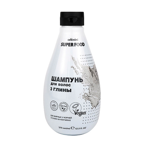 CAFÉ MIMI Super Food Шампунь для волос 3 глины 370.0, Super Food Шампунь для волос 3 глины
CAFÉ MIMI Super Food Шампунь для волос 3 глины 370.0, Super Food Шампунь для волос 3 глины