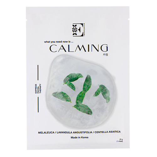 ENTREDERMA Успокаивающая тканевая маска CALMING с чайным деревом, лавандой и центеллой 1.0, Успокаивающая тканевая маска CALMING с чайным деревом, лавандой и центеллой
ENTREDERMA Успокаивающая тканевая маска CALMING с чайным деревом, лавандой и центеллой 1.0, Успокаивающая тканевая маска CALMING с чайным деревом, лавандой и центеллой