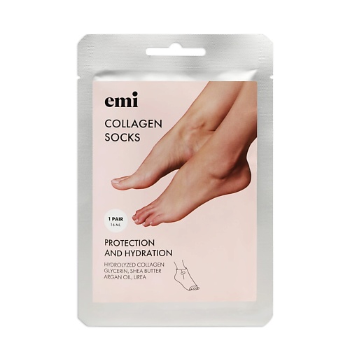 EMI Маска-лосьон носки для ног Collagen Socks 1.0, Маска-лосьон носки для ног Collagen Socks
EMI Маска-лосьон носки для ног Collagen Socks 1.0, Маска-лосьон носки для ног Collagen Socks