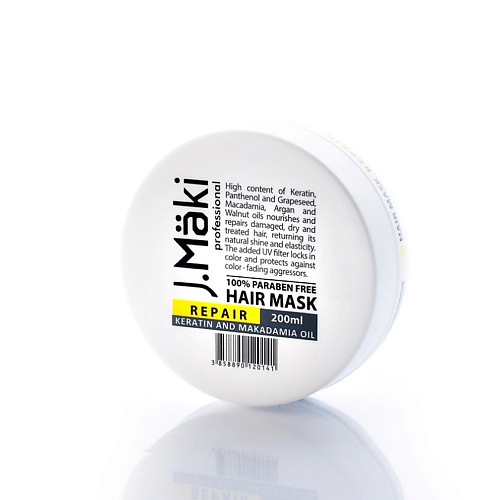 J.MÄKI PROFESSIONAL Восстанавливающая маска Repair Treatment 200.0, Восстанавливающая маска Repair Treatment
J.MÄKI PROFESSIONAL Восстанавливающая маска Repair Treatment 200.0, Восстанавливающая маска Repair Treatment