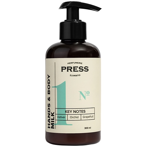 PRESS GURWITZ PERFUMERIE Молочко для тела и рук увлажнение с маслами и пантенолом №1 300.0, Молочко для тела и рук увлажнение с маслами и пантенолом №1
PRESS GURWITZ PERFUMERIE Молочко для тела и рук увлажнение с маслами и пантенолом №1 300.0, Молочко для тела и рук увлажнение с маслами и пантенолом №1