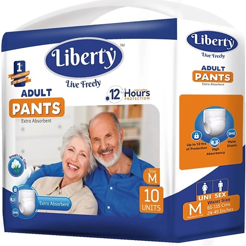 LIBERTY Подгузники-трусики Premium Pants M 10.0, Подгузники-трусики Premium Pants M
LIBERTY Подгузники-трусики Premium Pants M 10.0, Подгузники-трусики Premium Pants M