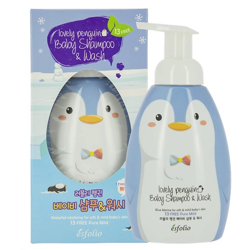 ESFOLIO Шампунь и гель для душа детский LOVELY PENGUIN 430.0, Шампунь и гель для душа детский LOVELY PENGUIN
ESFOLIO Шампунь и гель для душа детский LOVELY PENGUIN 430.0, Шампунь и гель для душа детский LOVELY PENGUIN
