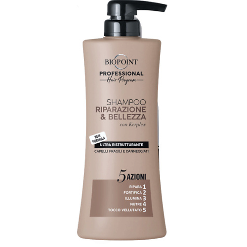 BIOPOINT PROFESSIONAL Шампунь для поврежденных и хрупких волос Восстановление и Красота Repair&Beauty 400, Шампунь для поврежденных и хрупких волос Восстановление и Красота Repair&Beauty
BIOPOINT PROFESSIONAL Шампунь для поврежденных и хрупких волос Восстановление и Красота Repair&Beauty 400, Шампунь для поврежденных и хрупких волос Восстановление и Красота Repair&Beauty