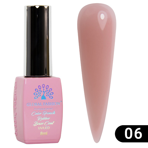 GLOBAL FASHION Каучуковая цветная база для гель-лака Rubber Color Base Coat, Каучуковая цветная база для гель-лака Rubber Color Base Coat
GLOBAL FASHION Каучуковая цветная база для гель-лака Rubber Color Base Coat, Каучуковая цветная база для гель-лака Rubber Color Base Coat