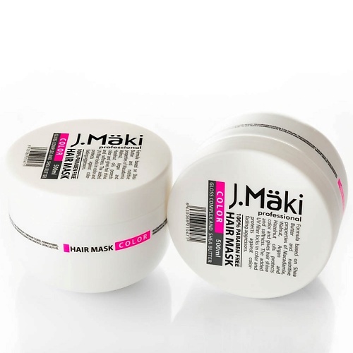 J.MÄKI PROFESSIONAL Маска для окрашенных волос Color Treatment 500, Маска для окрашенных волос Color Treatment
J.MÄKI PROFESSIONAL Маска для окрашенных волос Color Treatment 500, Маска для окрашенных волос Color Treatment