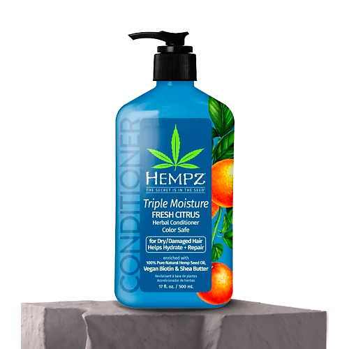 HEMPZ Кондиционер Тройное увлажнение / Triple Moisture Fresh Citrus Herbal Conditioner 500.0, Кондиционер Тройное увлажнение / Triple Moisture Fresh Citrus Herbal Conditioner
HEMPZ Кондиционер Тройное увлажнение / Triple Moisture Fresh Citrus Herbal Conditioner 500.0, Кондиционер Тройное увлажнение / Triple Moisture Fresh Citrus Herbal Conditioner