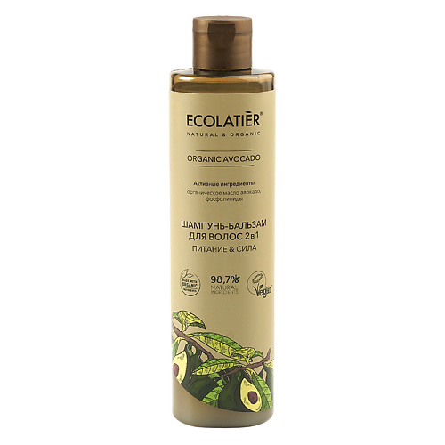 ECOLATIER Шампунь-бальзам для волос 2 в 1 ORGANIC AVOCADO 350, Шампунь-бальзам для волос 2 в 1 ORGANIC AVOCADO
ECOLATIER Шампунь-бальзам для волос 2 в 1 ORGANIC AVOCADO 350, Шампунь-бальзам для волос 2 в 1 ORGANIC AVOCADO