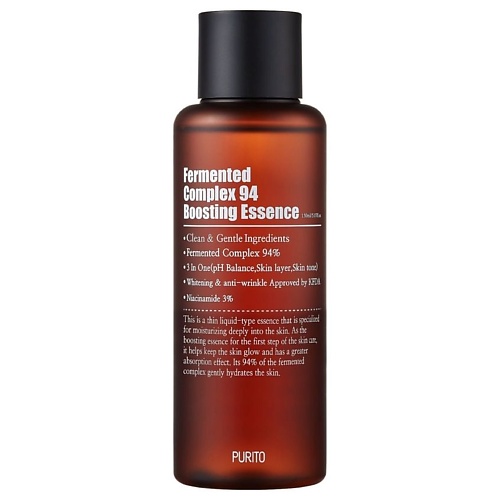 PURITO Ферментированная эссенция с лактобактериями Fermented Complex 94 Boosting Essence 150.0, Ферментированная эссенция с лактобактериями Fermented Complex 94 Boosting Essence
PURITO Ферментированная эссенция с лактобактериями Fermented Complex 94 Boosting Essence 150.0, Ферментированная эссенция с лактобактериями Fermented Complex 94 Boosting Essence