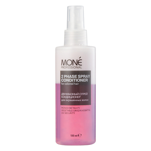 MONE PROFESSIONAL Спрей кондиционер двухфазный для окрашенных волос Top Color Care, Спрей кондиционер двухфазный для окрашенных волос Top Color Care
MONE PROFESSIONAL Спрей кондиционер двухфазный для окрашенных волос Top Color Care, Спрей кондиционер двухфазный для окрашенных волос Top Color Care