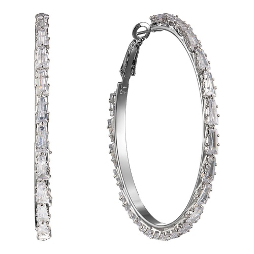 UVI JEWELLERY Серебристые серьги конго с дорожкой прозрачных кристаллов, Серебристые серьги конго с дорожкой прозрачных кристаллов
UVI JEWELLERY Серебристые серьги конго с дорожкой прозрачных кристаллов, Серебристые серьги конго с дорожкой прозрачных кристаллов