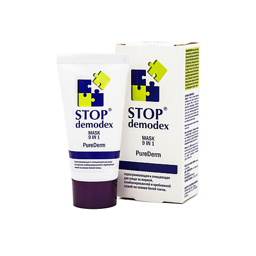 STOP DEMODEX Маска 9 в 1 PureDerm для лица на основе белой глины, Маска 9 в 1 PureDerm для лица на основе белой глины
STOP DEMODEX Маска 9 в 1 PureDerm для лица на основе белой глины, Маска 9 в 1 PureDerm для лица на основе белой глины