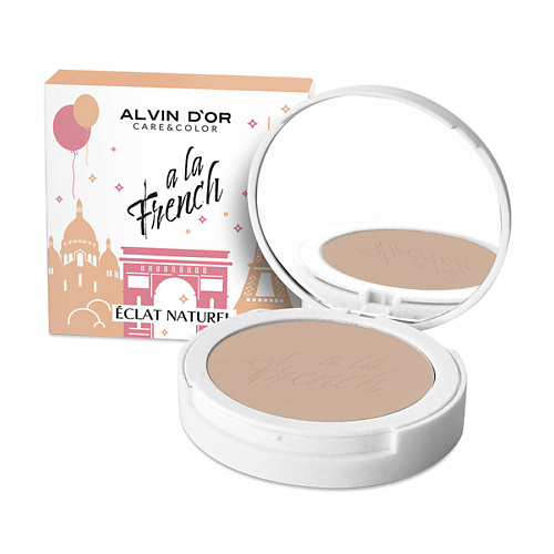 ALVIN D’OR Пудра компактная фиксирующая ECLAT NATUREL A LA FRENCH, Пудра компактная фиксирующая ECLAT NATUREL A LA FRENCH
ALVIN D’OR Пудра компактная фиксирующая ECLAT NATUREL A LA FRENCH, Пудра компактная фиксирующая ECLAT NATUREL A LA FRENCH