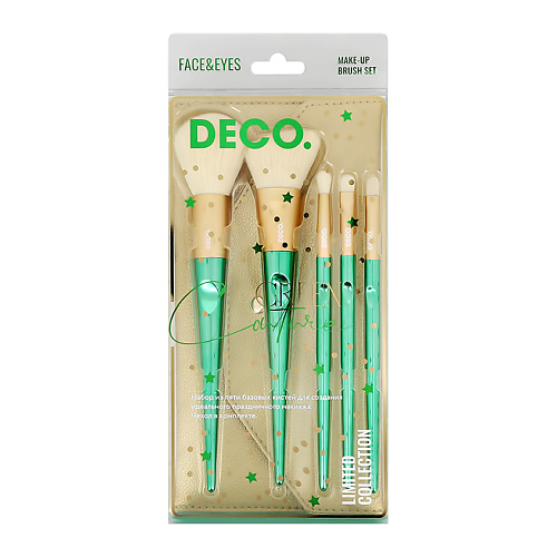 DECO. Набор кистей для макияжа в чехле GREEN COUTURE, Набор кистей для макияжа в чехле GREEN COUTURE
DECO. Набор кистей для макияжа в чехле GREEN COUTURE, Набор кистей для макияжа в чехле GREEN COUTURE