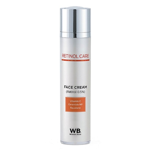 WOMAN`S BLISS Крем для лица с ретинолом 0,5% RETINOL CARE 50.0, Крем для лица с ретинолом 0,5% RETINOL CARE
WOMAN`S BLISS Крем для лица с ретинолом 0,5% RETINOL CARE 50.0, Крем для лица с ретинолом 0,5% RETINOL CARE