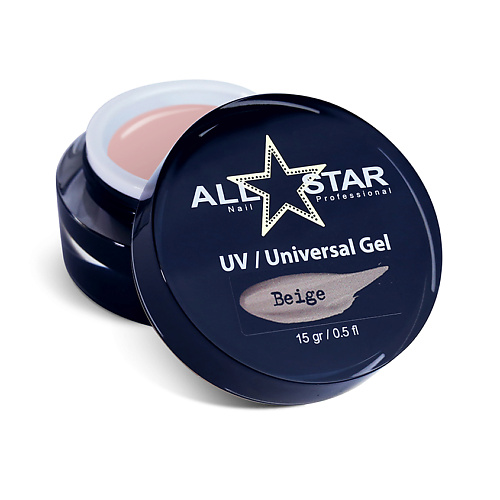 ALL STAR PROFESSIONAL Гель для моделирования ногтей, UV-Universal Gel "Clear", Гель для моделирования ногтей, UV-Universal Gel "Clear"
ALL STAR PROFESSIONAL Гель для моделирования ногтей, UV-Universal Gel "Clear", Гель для моделирования ногтей, UV-Universal Gel "Clear"