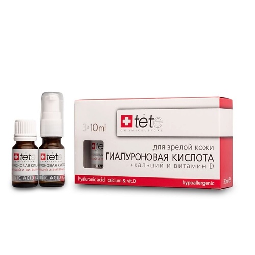 TETE COSMECEUTICAL Лосьон косметический Hyaluronic acid + Calcium & Vitamin D 30.0, Лосьон косметический Hyaluronic acid + Calcium & Vitamin D
TETE COSMECEUTICAL Лосьон косметический Hyaluronic acid + Calcium & Vitamin D 30.0, Лосьон косметический Hyaluronic acid + Calcium & Vitamin D
