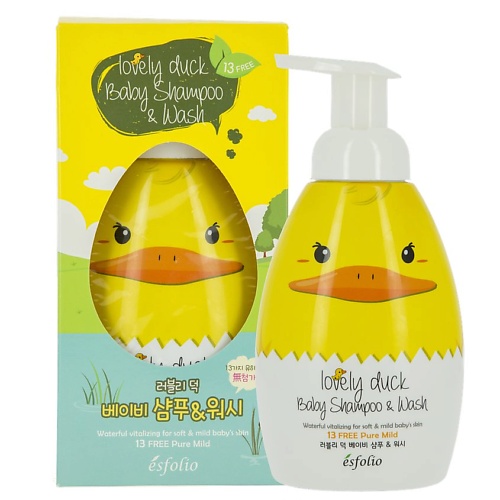 ESFOLIO Шампунь и гель для душа детский LOVELY DUCK 430.0, Шампунь и гель для душа детский LOVELY DUCK
ESFOLIO Шампунь и гель для душа детский LOVELY DUCK 430.0, Шампунь и гель для душа детский LOVELY DUCK