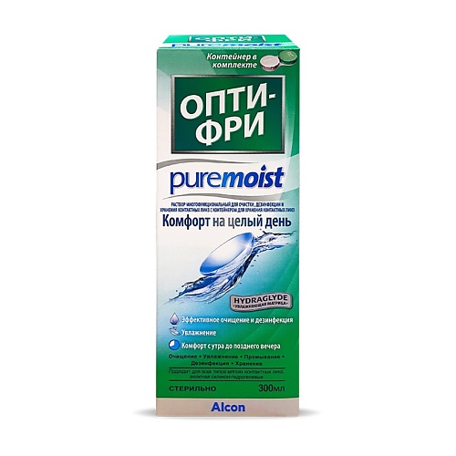OPTI-FREE Раствор для ухода за контактными линзами PureMoist, Раствор для ухода за контактными линзами PureMoist
OPTI-FREE Раствор для ухода за контактными линзами PureMoist, Раствор для ухода за контактными линзами PureMoist