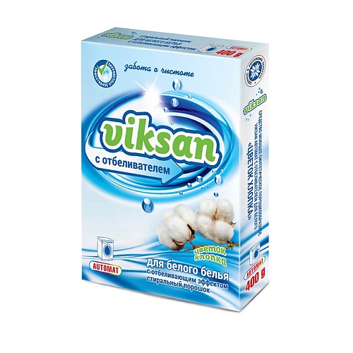 AQUASAN Стиральный порошок"VIKSAN" для белого"Цветок хлопка" автомат, Стиральный порошок"VIKSAN" для белого"Цветок хлопка" автомат
AQUASAN Стиральный порошок"VIKSAN" для белого"Цветок хлопка" автомат, Стиральный порошок"VIKSAN" для белого"Цветок хлопка" автомат