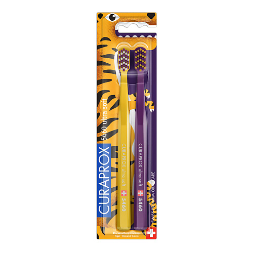 CURAPROX Набор зубных щеток "ultrasoft", Duo Tiger 2022, Набор зубных щеток "ultrasoft", Duo Tiger 2022
CURAPROX Набор зубных щеток "ultrasoft", Duo Tiger 2022, Набор зубных щеток "ultrasoft", Duo Tiger 2022