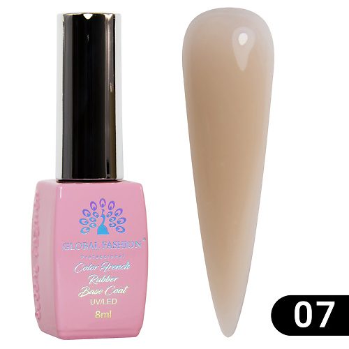 GLOBAL FASHION Каучуковая цветная база для гель-лака Rubber Color Base Coat, Каучуковая цветная база для гель-лака Rubber Color Base Coat
GLOBAL FASHION Каучуковая цветная база для гель-лака Rubber Color Base Coat, Каучуковая цветная база для гель-лака Rubber Color Base Coat