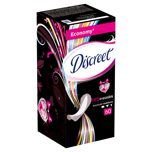 DISCREET Женские гигиенические прокладки на каждый день Deo Irresistible Multiform Trio, Женские гигиенические прокладки на каждый день Deo Irresistible Multiform Trio
DISCREET Женские гигиенические прокладки на каждый день Deo Irresistible Multiform Trio, Женские гигиенические прокладки на каждый день Deo Irresistible Multiform Trio