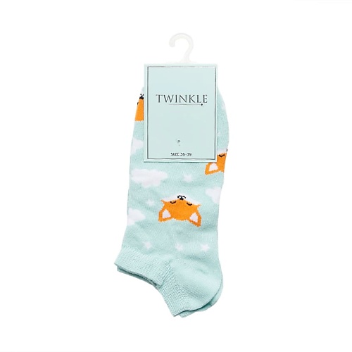 TWINKLE Носки женские, модель: FOX, цвет: голубой, Носки женские, модель: FOX, цвет: голубой
TWINKLE Носки женские, модель: FOX, цвет: голубой, Носки женские, модель: FOX, цвет: голубой
