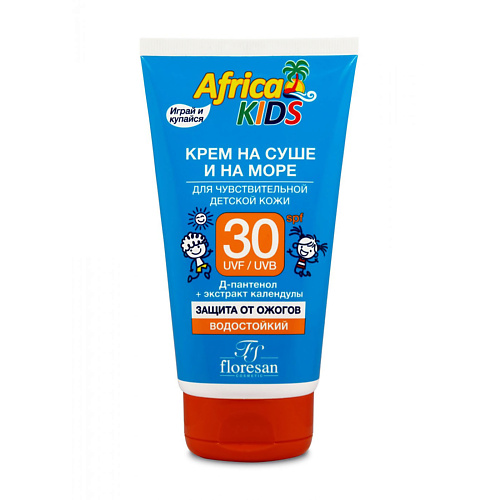 FLORESAN Солнцезащитный Детский Крем Africa Kids водостойкий SPF30 150.0, Солнцезащитный Детский Крем Africa Kids водостойкий SPF30
FLORESAN Солнцезащитный Детский Крем Africa Kids водостойкий SPF30 150.0, Солнцезащитный Детский Крем Africa Kids водостойкий SPF30
