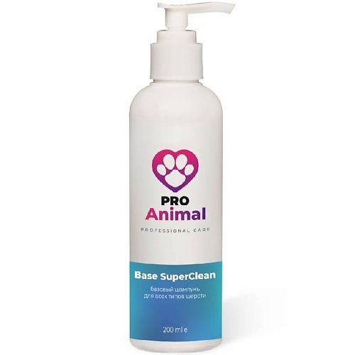 PROANIMAL Шампунь Базовый Суперочистка ProAnimal Base SuperClean 200.0, Шампунь Базовый Суперочистка ProAnimal Base SuperClean
PROANIMAL Шампунь Базовый Суперочистка ProAnimal Base SuperClean 200.0, Шампунь Базовый Суперочистка ProAnimal Base SuperClean