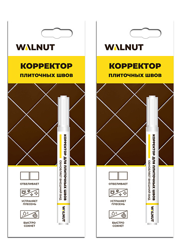 WALNUT Маркер для затирки кафельных швов, для плитки, Маркер для затирки кафельных швов, для плитки
WALNUT Маркер для затирки кафельных швов, для плитки, Маркер для затирки кафельных швов, для плитки