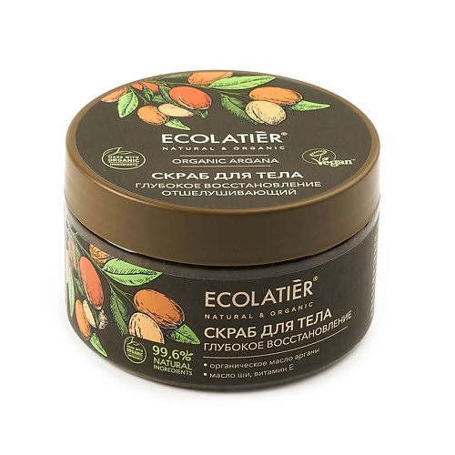 ECOLATIER Отшелушивающий скраб для тела Глубокое восстановление ORGANIC ARGANA 300.0, Отшелушивающий скраб для тела Глубокое восстановление ORGANIC ARGANA
ECOLATIER Отшелушивающий скраб для тела Глубокое восстановление ORGANIC ARGANA 300.0, Отшелушивающий скраб для тела Глубокое восстановление ORGANIC ARGANA