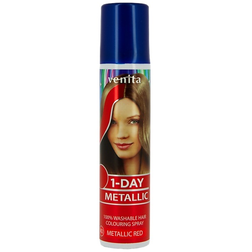 VENITA Спрей для волос оттеночный 1-DAY METALLIC, Спрей для волос оттеночный 1-DAY METALLIC
VENITA Спрей для волос оттеночный 1-DAY METALLIC, Спрей для волос оттеночный 1-DAY METALLIC