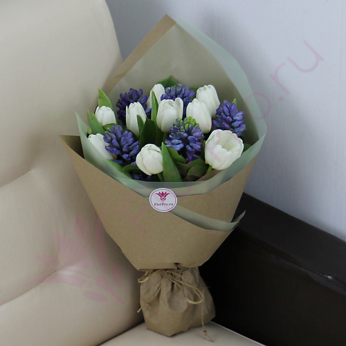 FLORPRO 9 белых тюльпанов, 5 синих гиацинтов, упаковка (мин. заказ от 5 шт), 9 белых тюльпанов, 5 синих гиацинтов, упаковка (мин. заказ от 5 шт)
FLORPRO 9 белых тюльпанов, 5 синих гиацинтов, упаковка (мин. заказ от 5 шт), 9 белых тюльпанов, 5 синих гиацинтов, упаковка (мин. заказ от 5 шт)