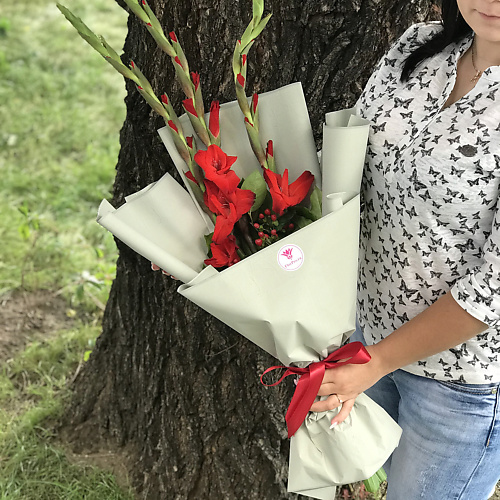 FLORPRO 3 красных гладиолуса в дизайнерской упаковке, 3 красных гладиолуса в дизайнерской упаковке
FLORPRO 3 красных гладиолуса в дизайнерской упаковке, 3 красных гладиолуса в дизайнерской упаковке
