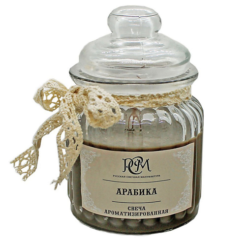 РУССКАЯ СВЕЧНАЯ МАНУФАКТУРА Ароматическая свеча в банке "Арабика" 180.0, Ароматическая свеча в банке "Арабика"
РУССКАЯ СВЕЧНАЯ МАНУФАКТУРА Ароматическая свеча в банке "Арабика" 180.0, Ароматическая свеча в банке "Арабика"