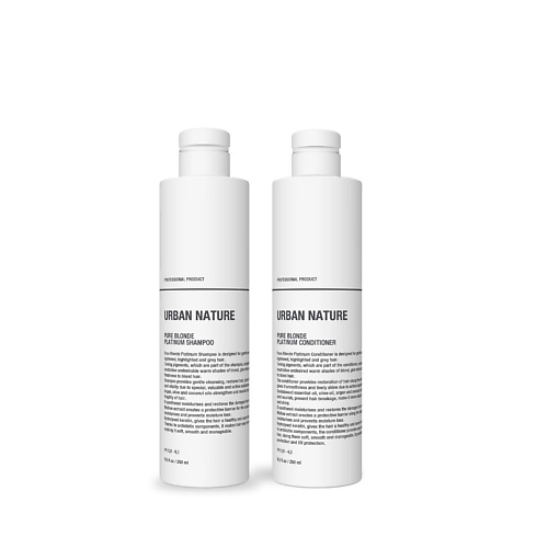 URBAN NATURE PURE BLONDE PLATINUM Mini Kit Набор для ухода за волосами, PURE BLONDE PLATINUM Mini Kit Набор для ухода за волосами
URBAN NATURE PURE BLONDE PLATINUM Mini Kit Набор для ухода за волосами, PURE BLONDE PLATINUM Mini Kit Набор для ухода за волосами