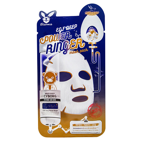 ELIZAVECCA Маска для лица тканевая с эпидермальным фактором роста Power Ringer Mask Pack Egf Deep, Маска для лица тканевая с эпидермальным фактором роста Power Ringer Mask Pack Egf Deep
ELIZAVECCA Маска для лица тканевая с эпидермальным фактором роста Power Ringer Mask Pack Egf Deep, Маска для лица тканевая с эпидермальным фактором роста Power Ringer Mask Pack Egf Deep