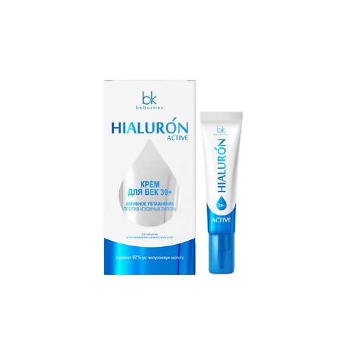 BELKOSMEX Крем для век 30+ активное увлажнение против гусиных лапок Hialuron Active 15.0, Крем для век 30+ активное увлажнение против гусиных лапок Hialuron Active
BELKOSMEX Крем для век 30+ активное увлажнение против гусиных лапок Hialuron Active 15.0, Крем для век 30+ активное увлажнение против гусиных лапок Hialuron Active
