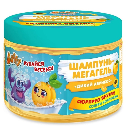 BAFFY Шампунь-мегагель детский с сюрпризом "Дикий абрикос" 300.0, Шампунь-мегагель детский с сюрпризом "Дикий абрикос"
BAFFY Шампунь-мегагель детский с сюрпризом "Дикий абрикос" 300.0, Шампунь-мегагель детский с сюрпризом "Дикий абрикос"